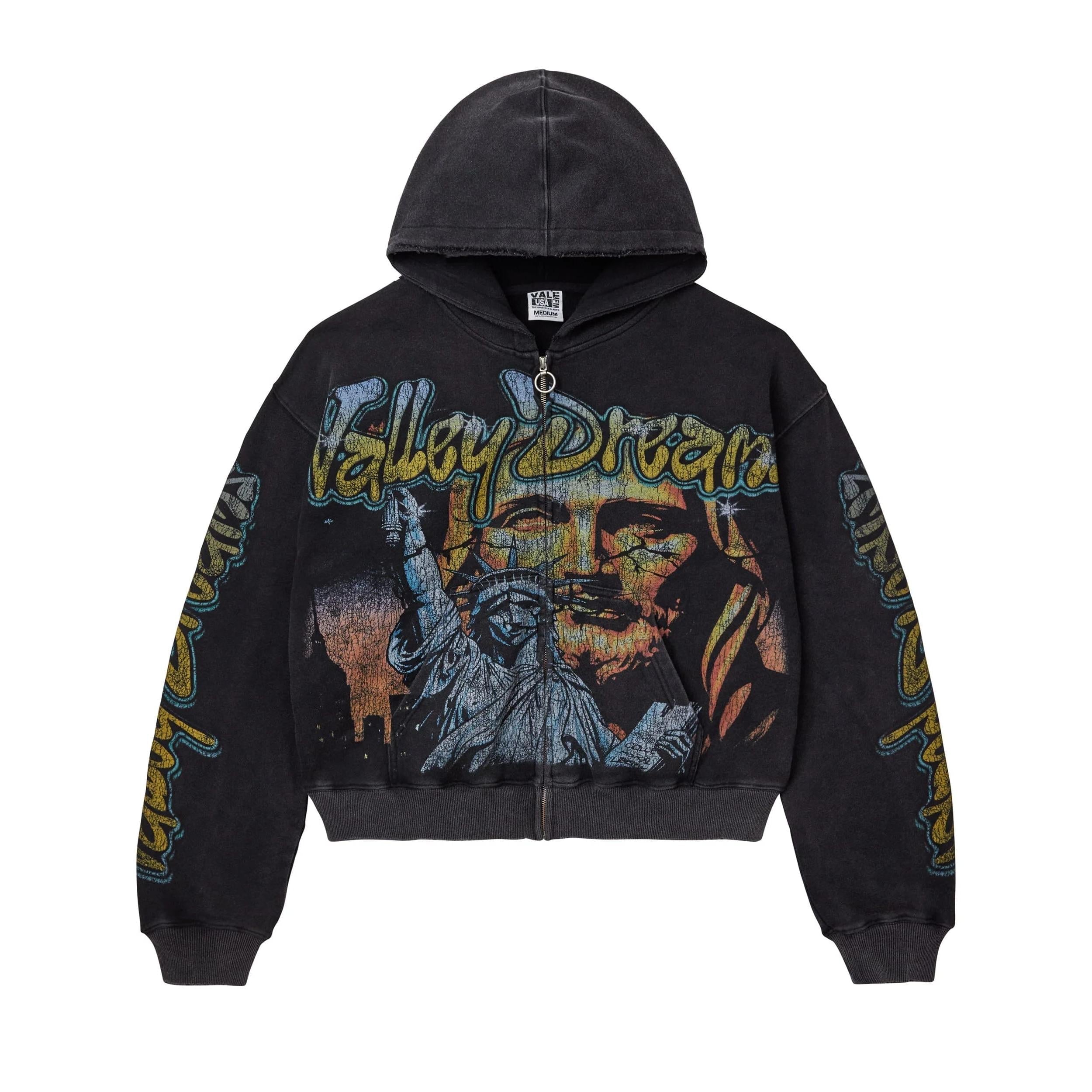 Vale Forever Gods Liberty Zip Up Hoodie