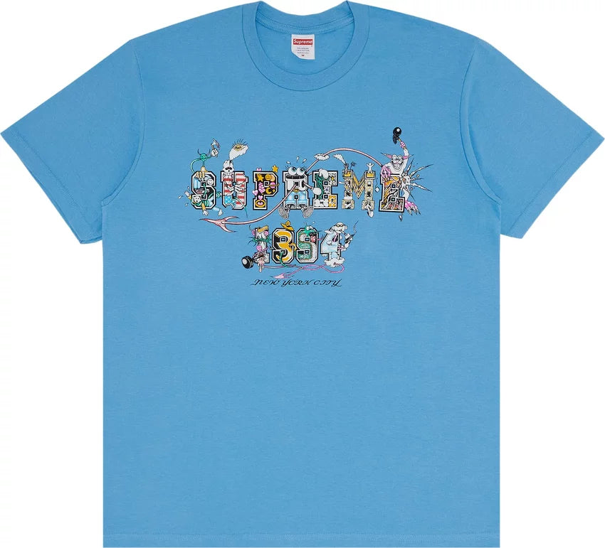 Supreme Varsity Tee 'Light Blue'