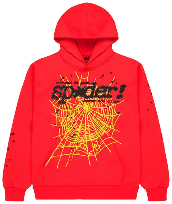 Sp5der P*NK V2 Hoodie 'Red'