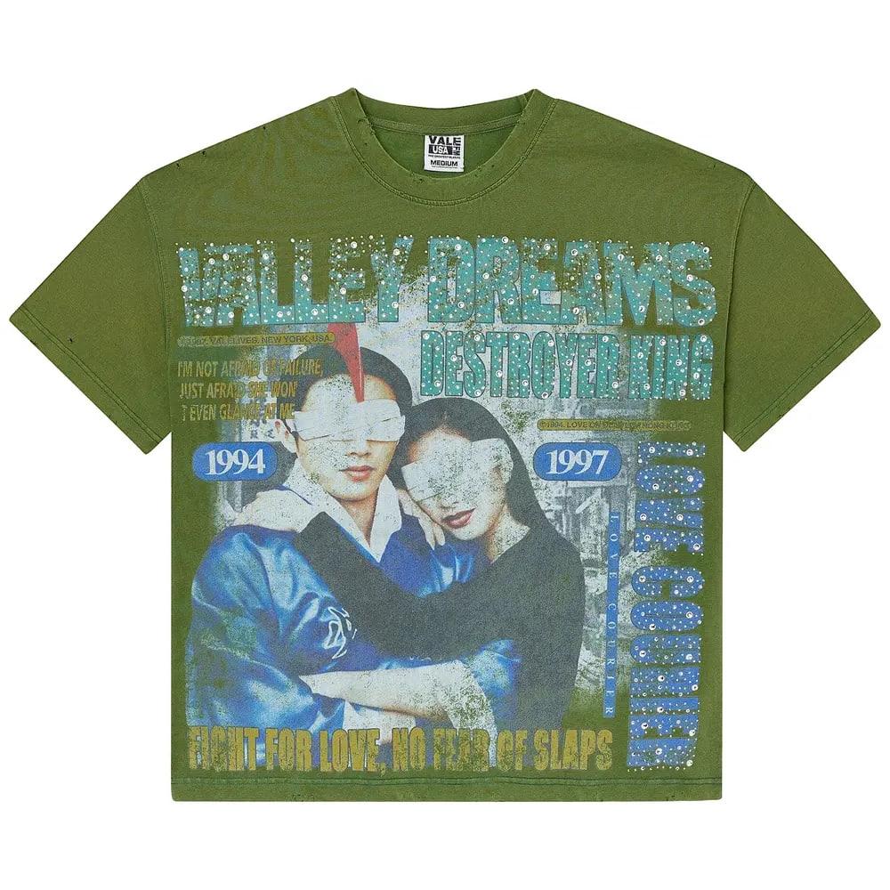 Vale Forever Robot Bling Tee 'Green'