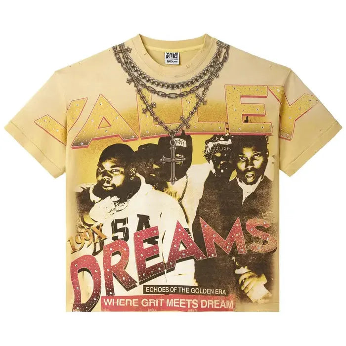 Vale Forever Golden Chambers Bling Tee 'Yellow'