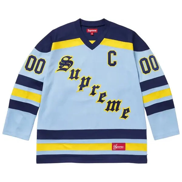 Supreme Fire & Ice Hockey Jersey 'Light Blue'