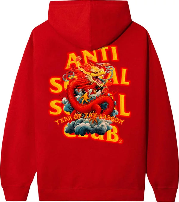 Anti Social Social Club - No Sympathy Hoodie 'Red'