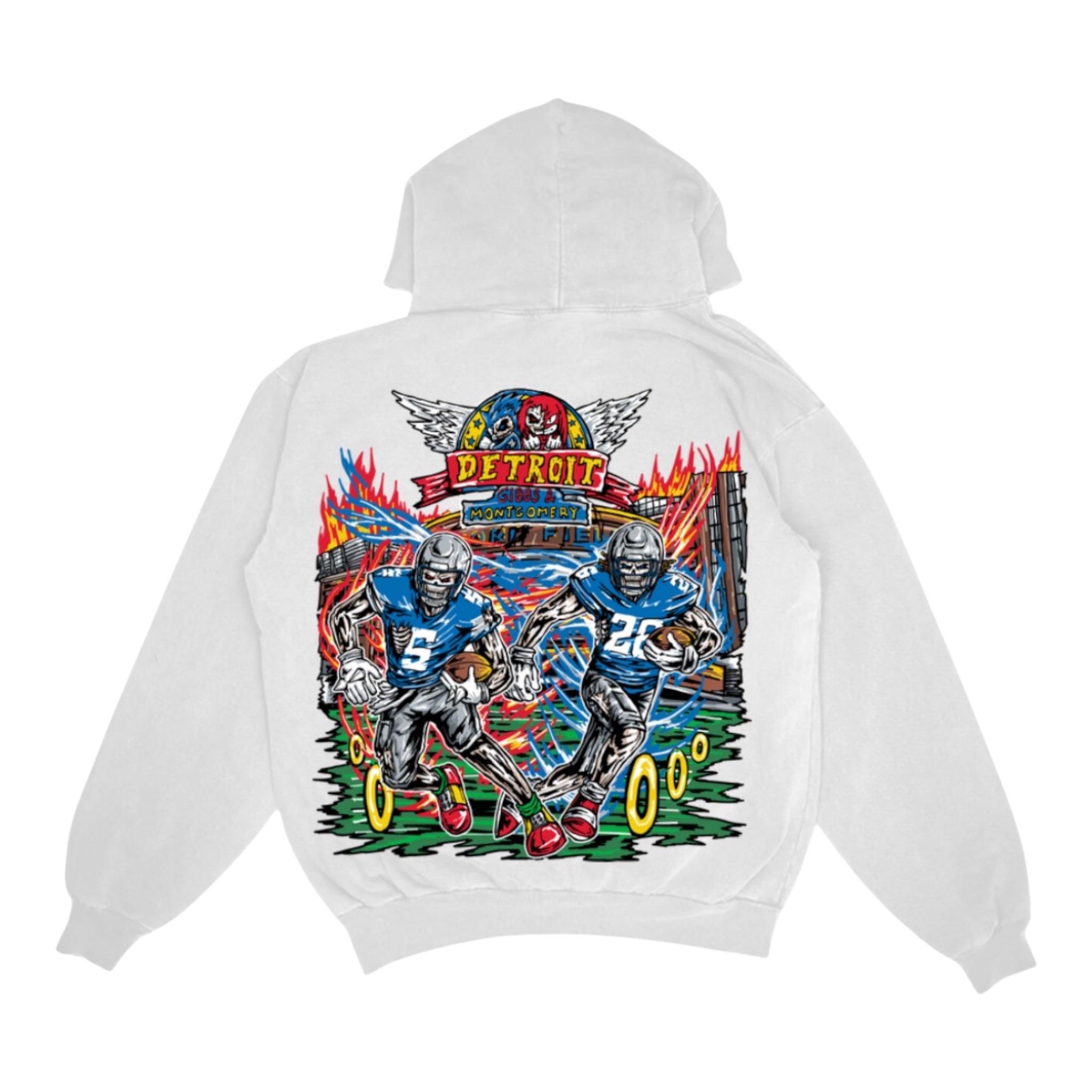 Detroit X Gibbs X Mon - Cement Gray Hoodie