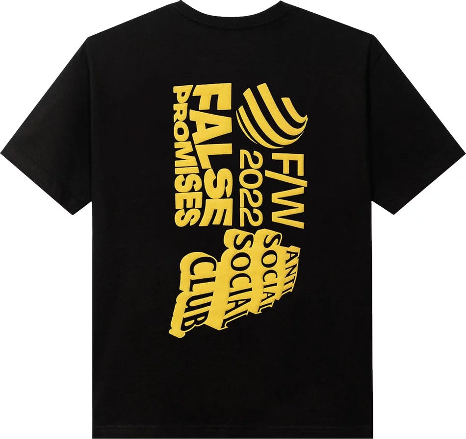 Anti Social Social Club Tee - False Promises 'Black'