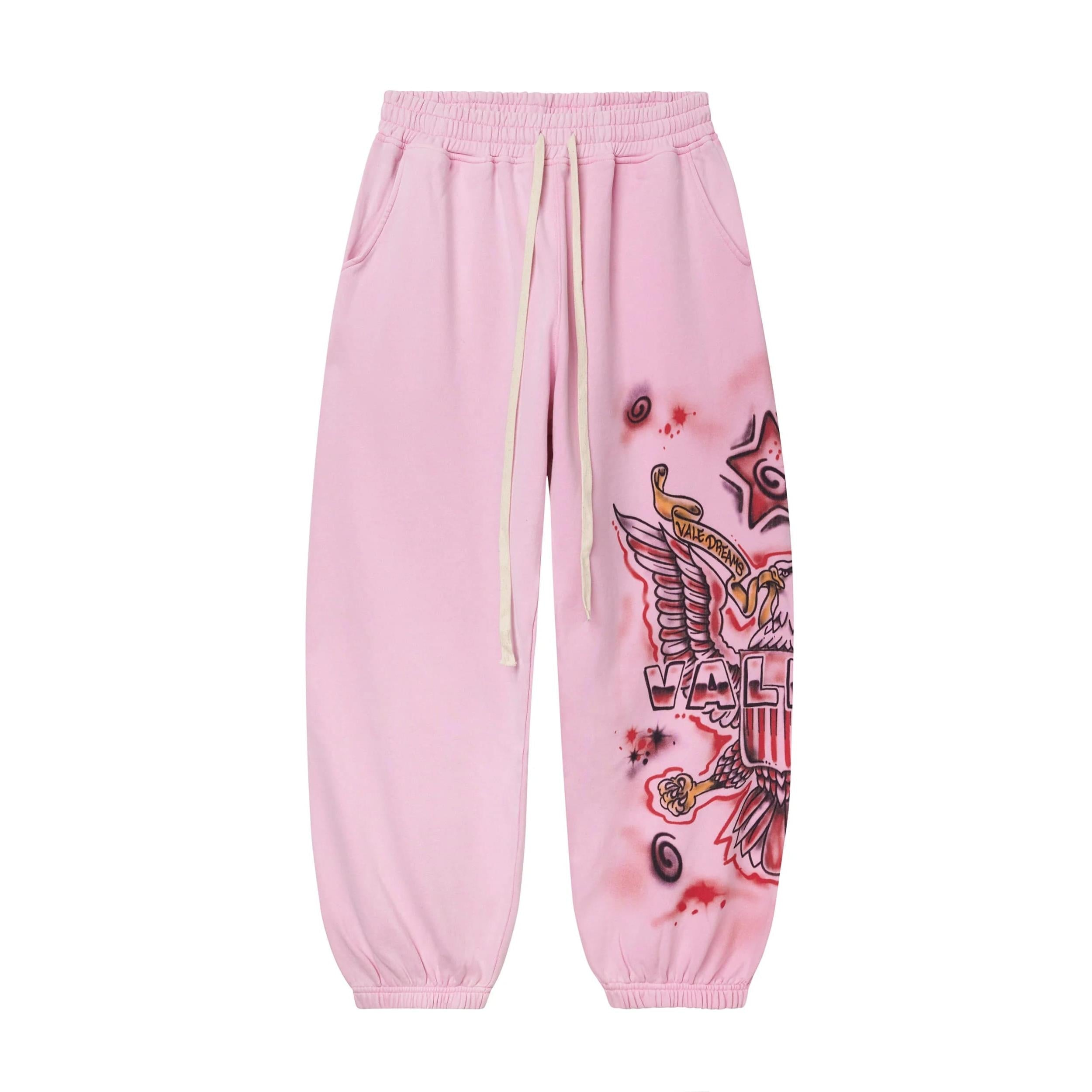 Vale Forever PINK FLAG SWEATPANTS