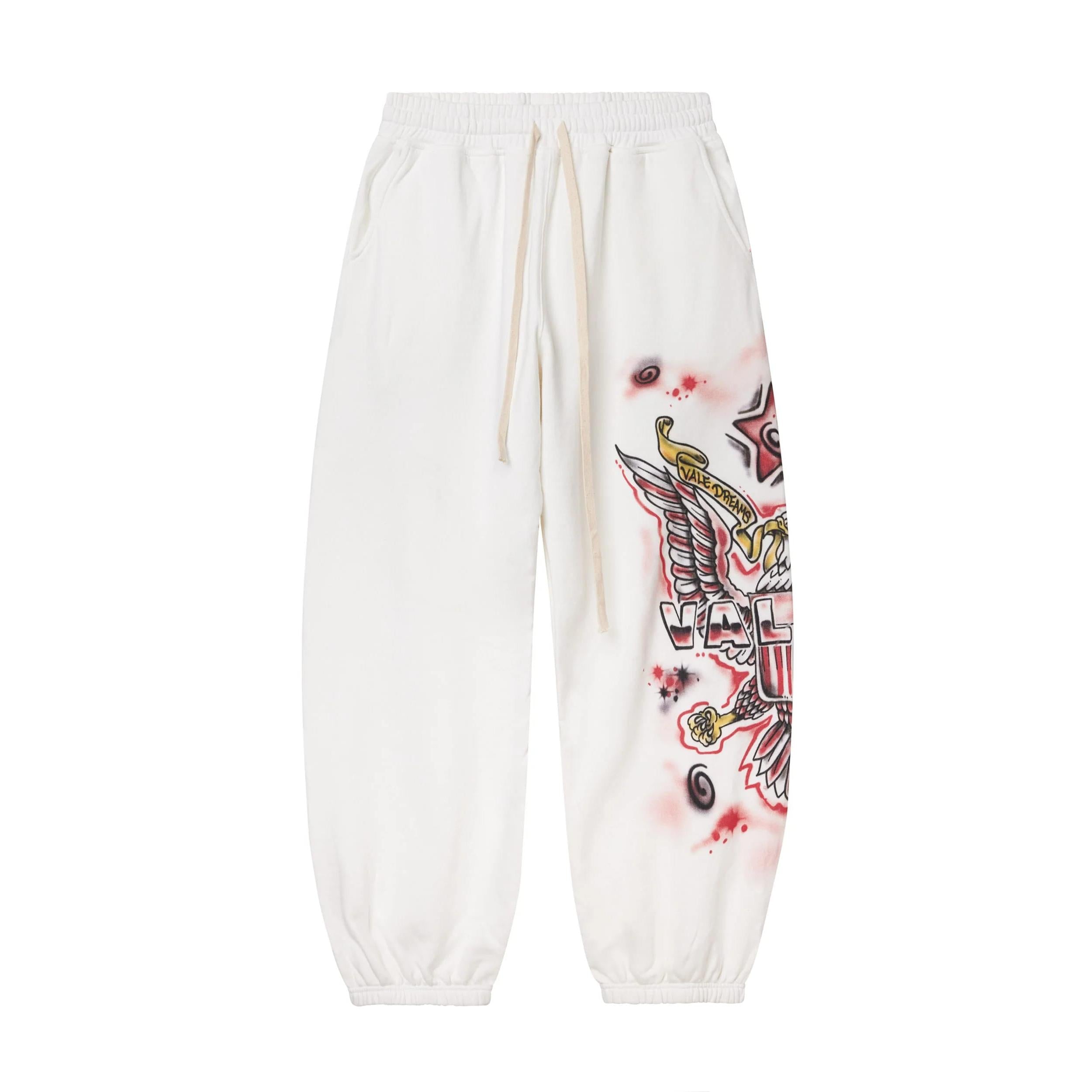 Vale Forever WHITE FLAG SWEATPANTS