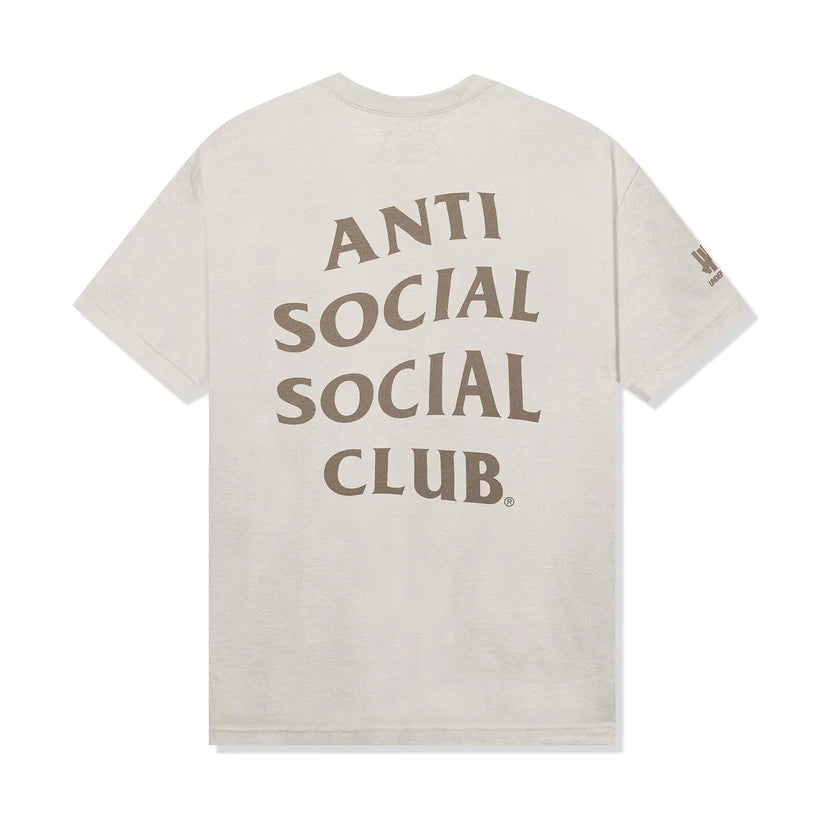Anti Social Social Club x Undefeated Paranoid Logo T-Shirt 'Light Sand'