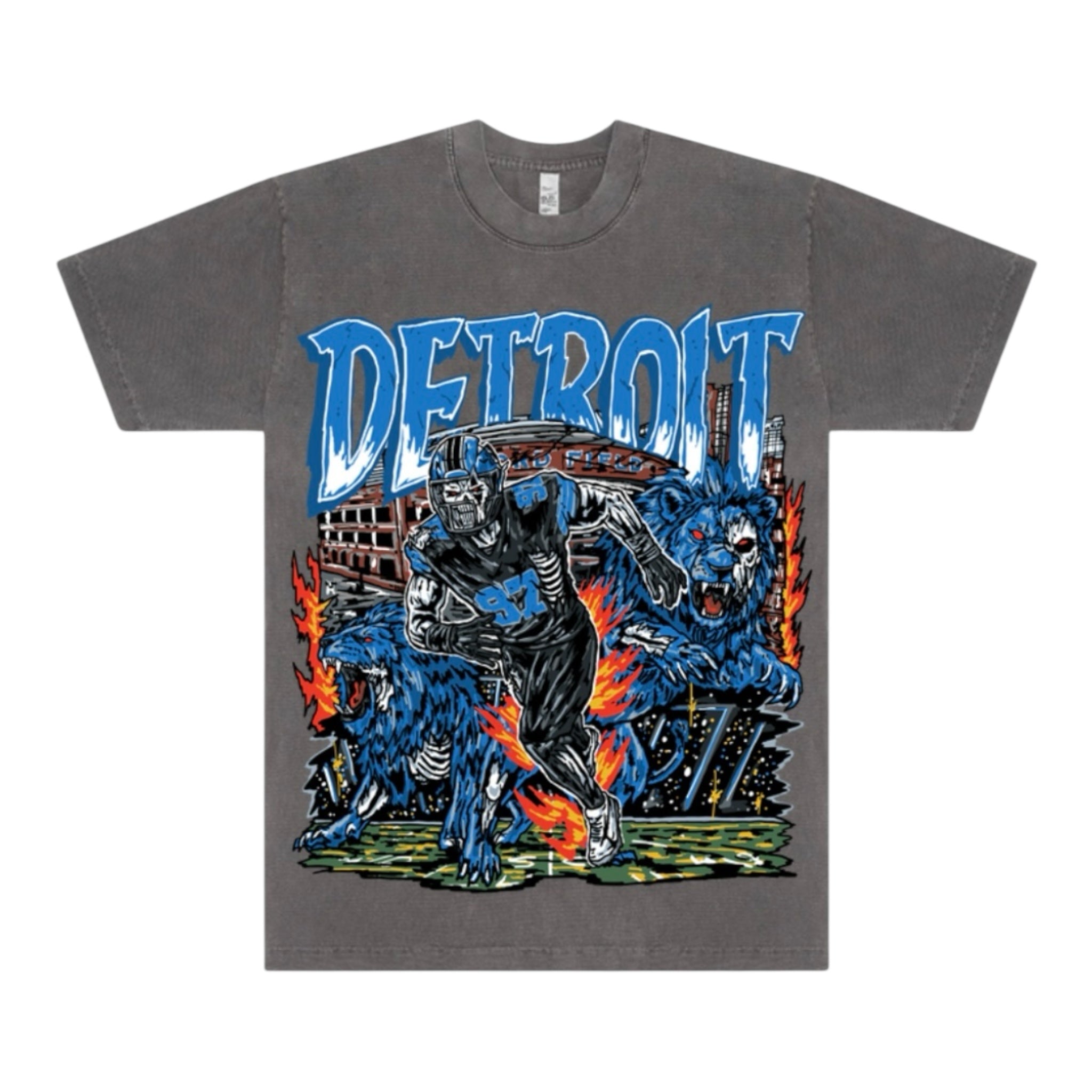 Detroit X Hutchinson - Vintage Black T-Shirt