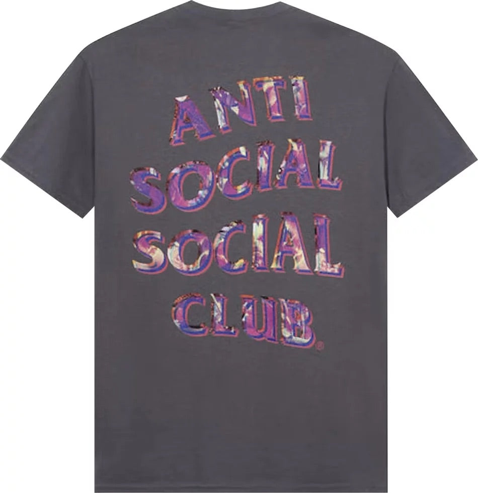Anti Social Social Club Tee - Layer Lock Dark 'Grey'