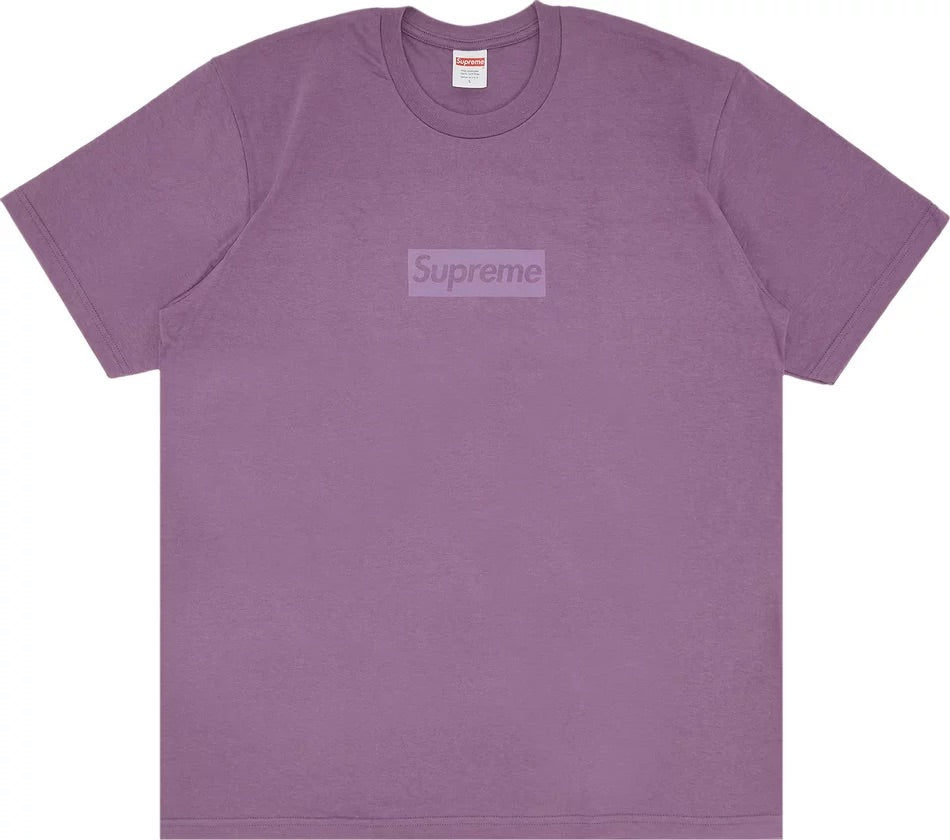 Supreme - Tonal Box Logo Tee 'Dusty Purple'