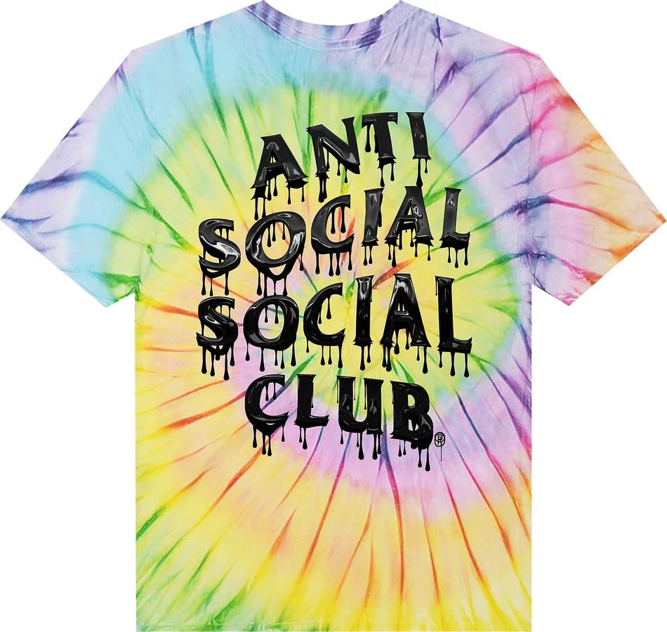 Anti Social Social Club Tee - Mind Melt 'Tie Dye'