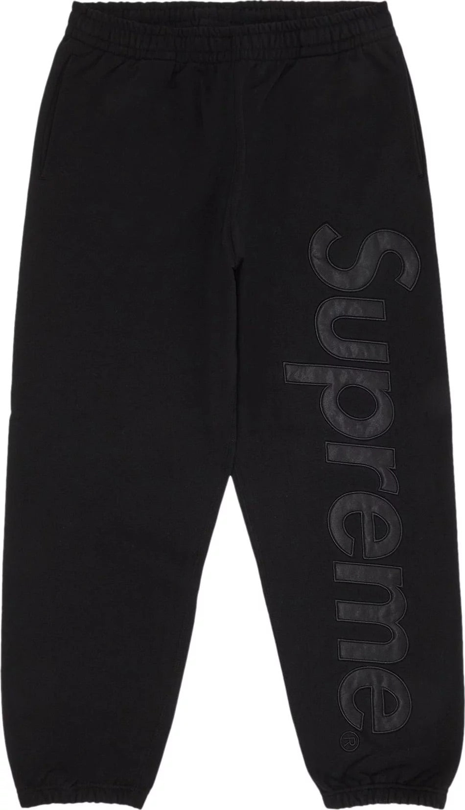 Supreme - Satin Appliqu Sweatpant 'Black'