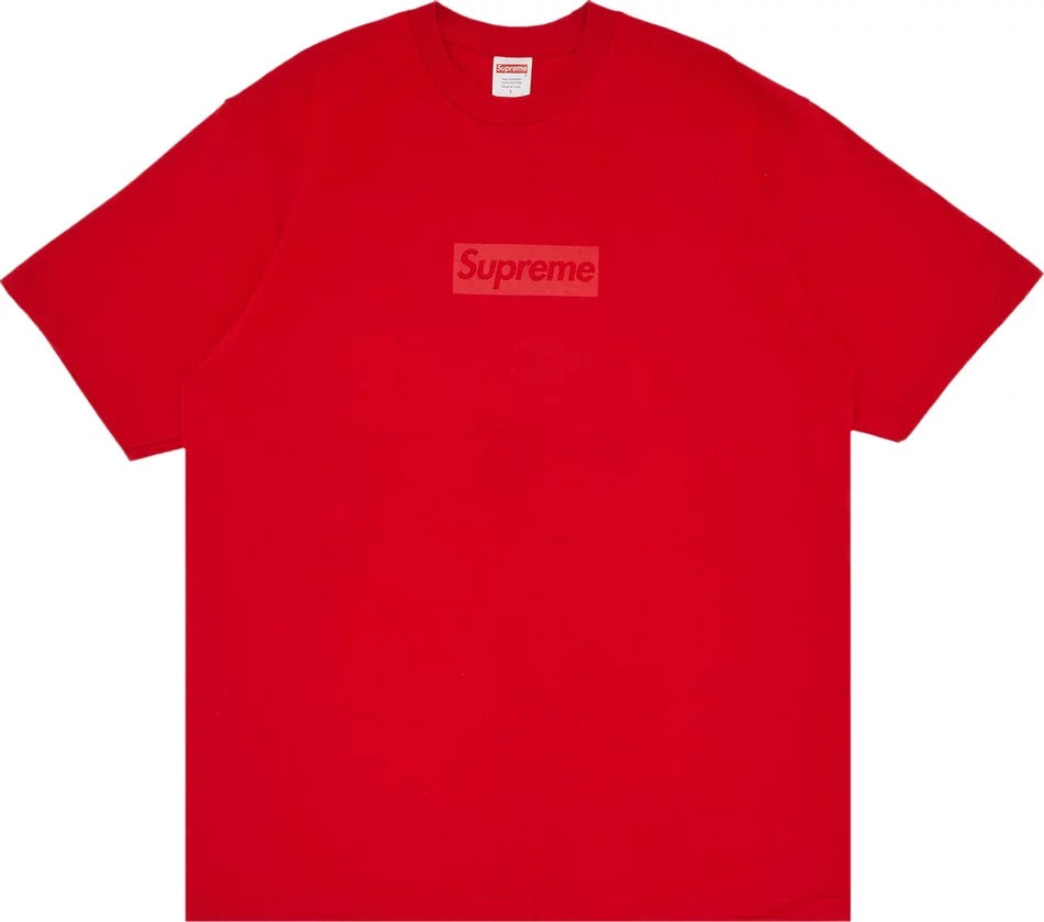 Supreme - Tonal Box Logo Tee 'Red'