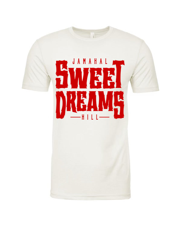 Jamahal Hill "SWEET DREAMS" Tee - White/Red