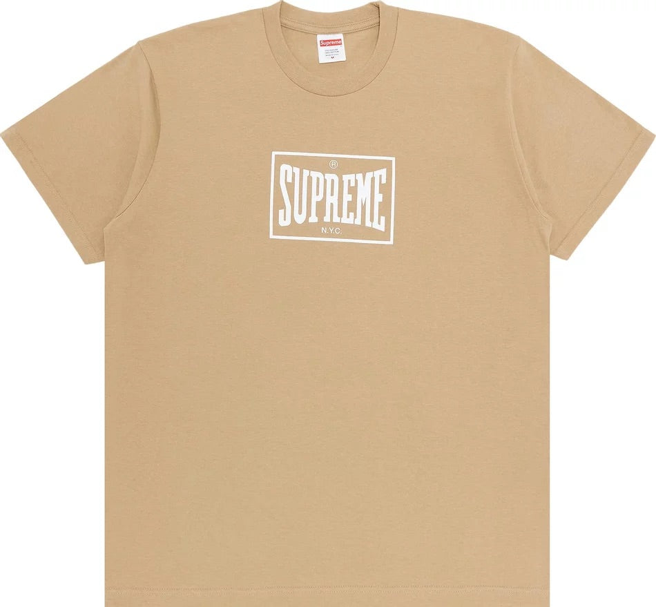 Supreme - Warm Up Tee 'Khaki'