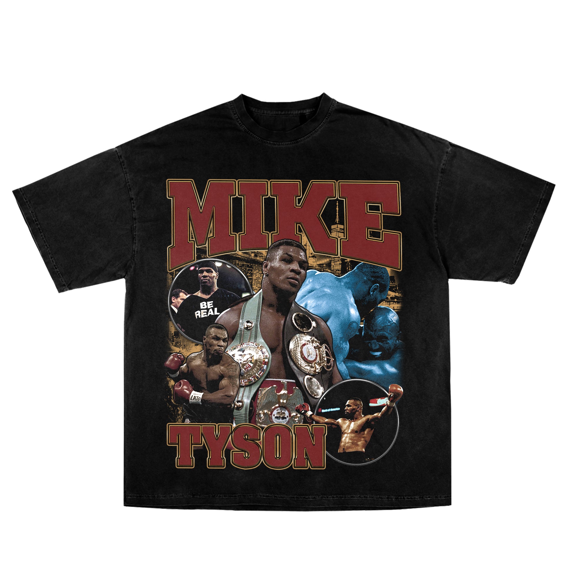 UNLICENSED X MIKE TYSON BLACK T-SHIRT