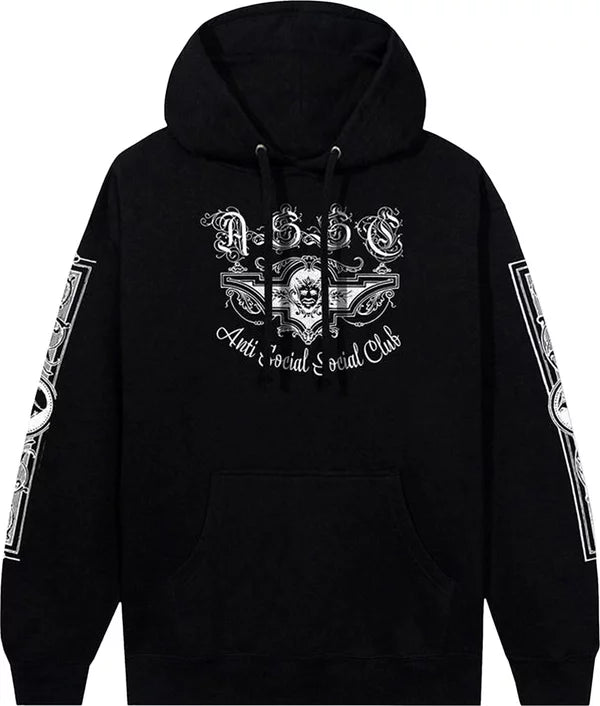 Anti Social Social Club - x 2 Tone Feast Or Famine Hoodie 'Black'