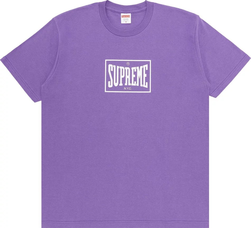 Supreme - Warm Up Tee 'Purple'
