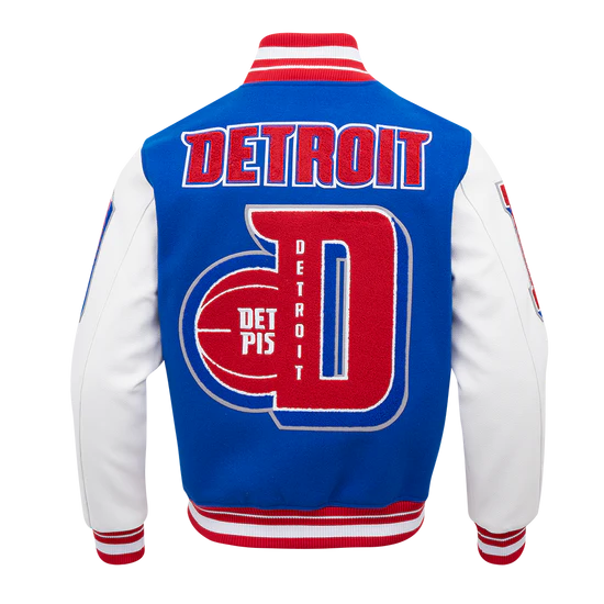 Pro Standard - Detroit Pistons Blue Varsity Jacket