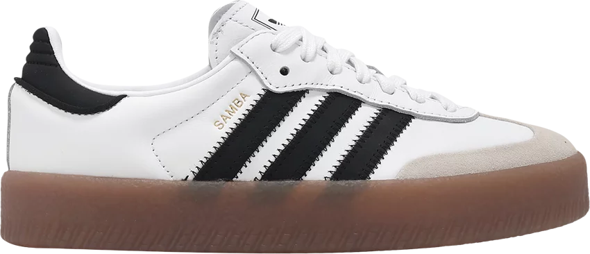adidas Sambae Cloud White Metallic Gold (Women's) - JI1349