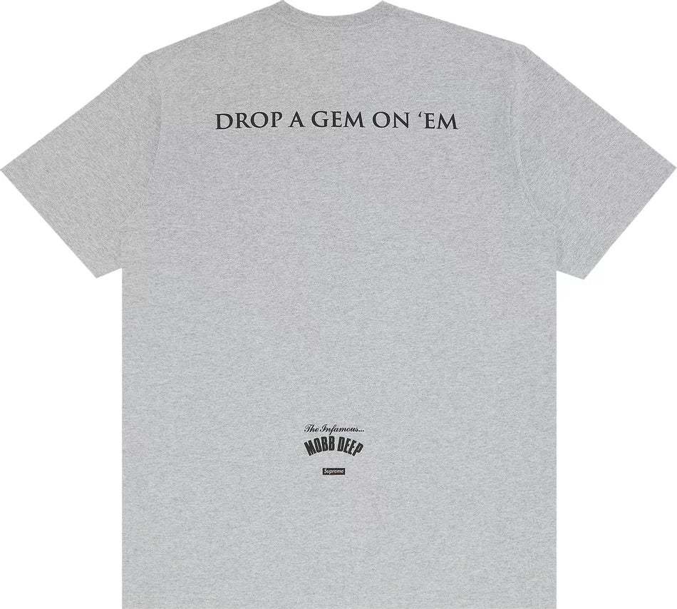 Supreme - Mobb Deep Dragon Tee 'Grey'
