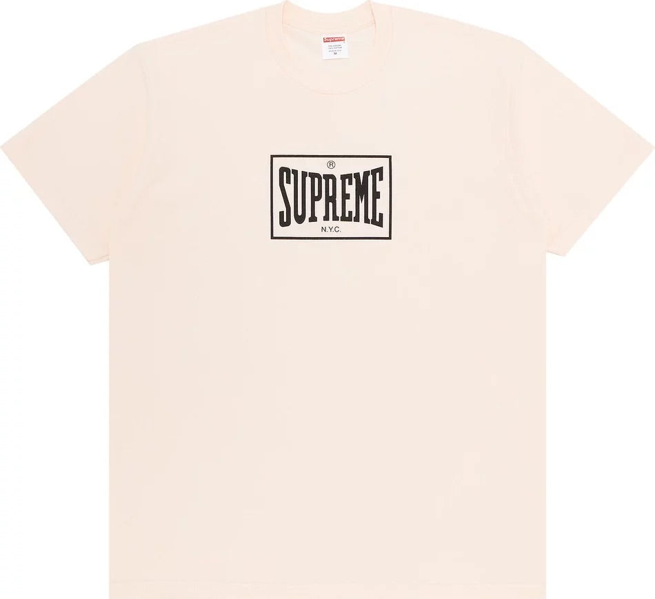 Supreme - Warm Up Tee 'Pale Pink'