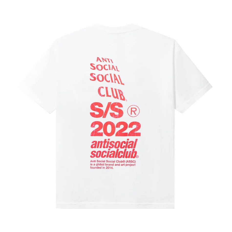 Anti Social Social Club Tee - Link In Bio Tee 'Pink'