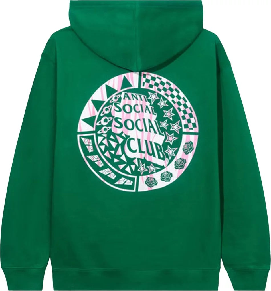 Anti Social Social Club - Level 8 Hoodie 'Green'
