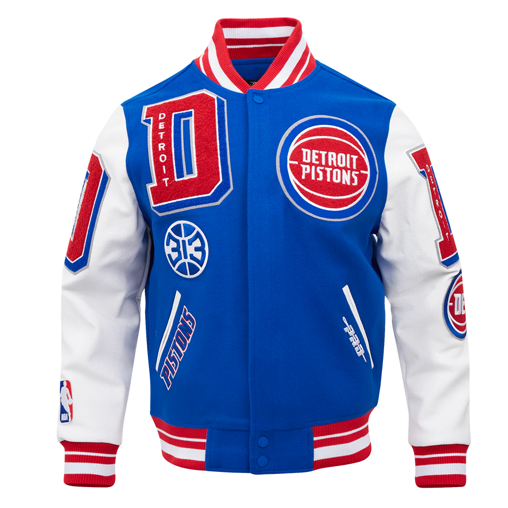Pro Standard - Detroit Pistons Blue Varsity Jacket