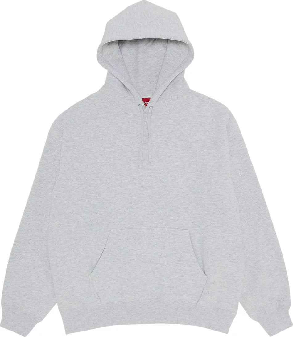 Supreme - Satin Appliqu Hooded Sweatshirt 'Ash Grey'