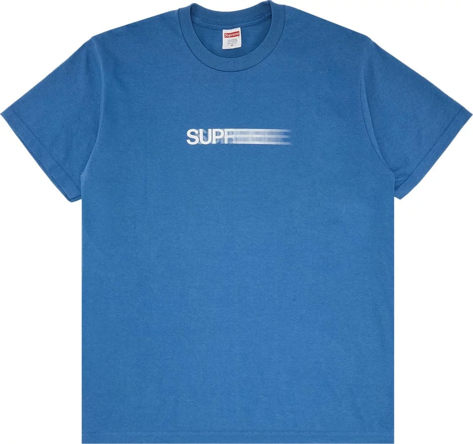 Supreme - Motion Logo Tee 'Faded Blue'