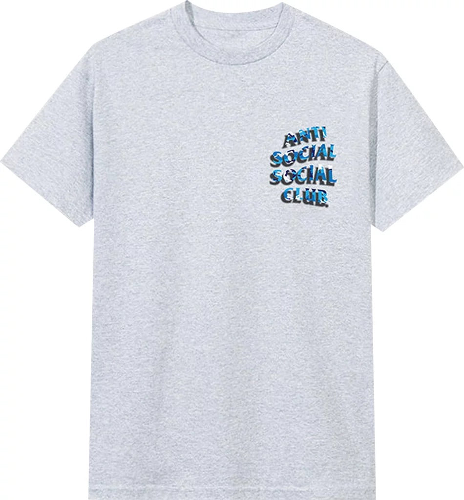 Anti Social Social Club Tee - Hidden Messages 8.0 'Heather Grey