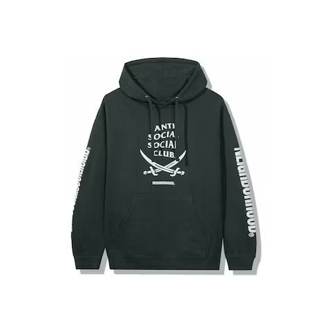 Anti Social Social Club x Neighborhood 6IX Green Hoodie Hoodie Green