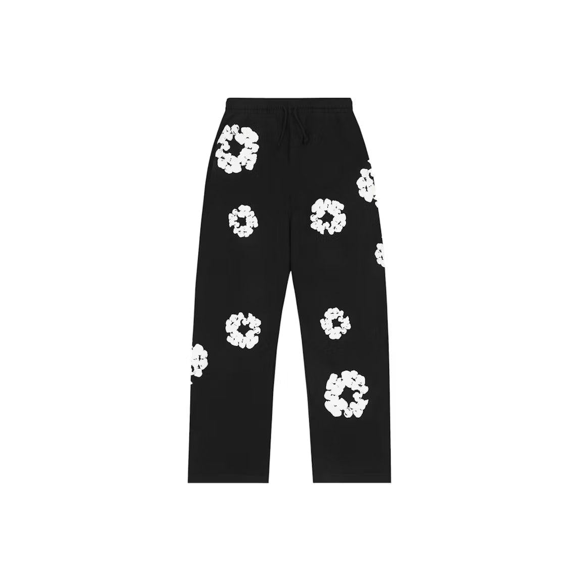 Denim Tears Cotton Wreath Baggy Sweatpants Black