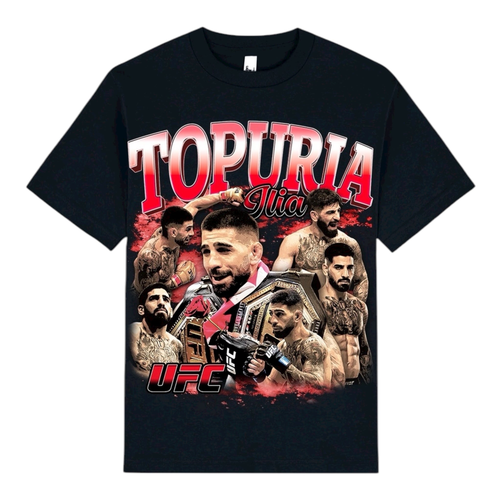 UNLICENSED X ILIA TOPURIA BLACK T-SHIRT