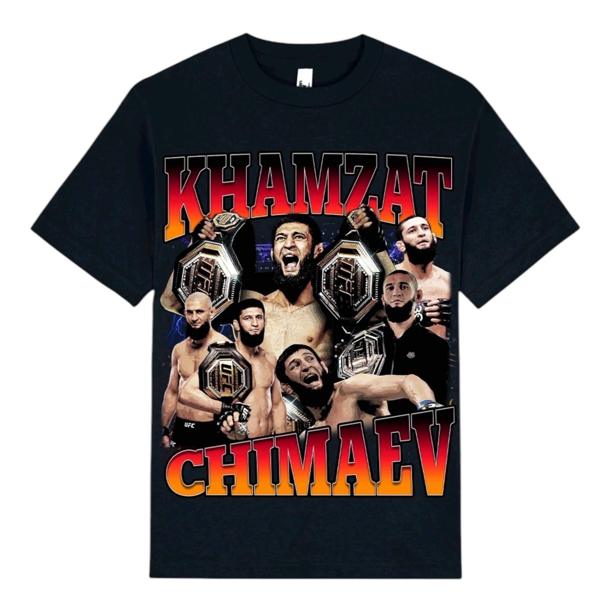 UNLICENSED X KHAMZAT CHIMAEV BLACK T-SHIRT