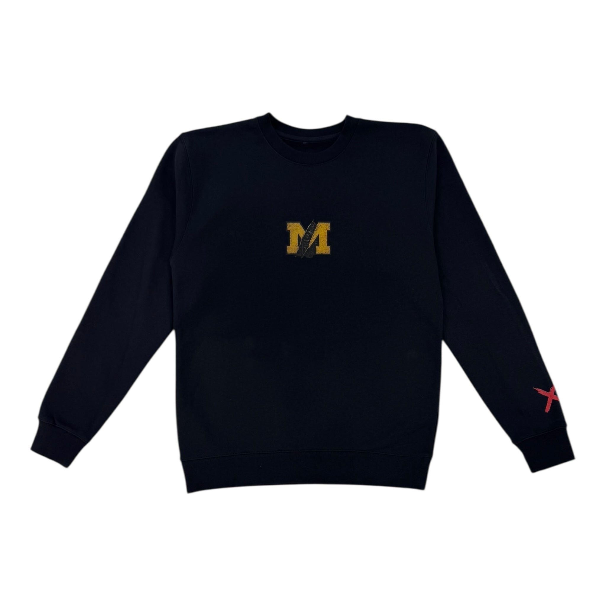 DETROIT X - U OF M UNDERWOOD BLUE NAVY CREWNECK