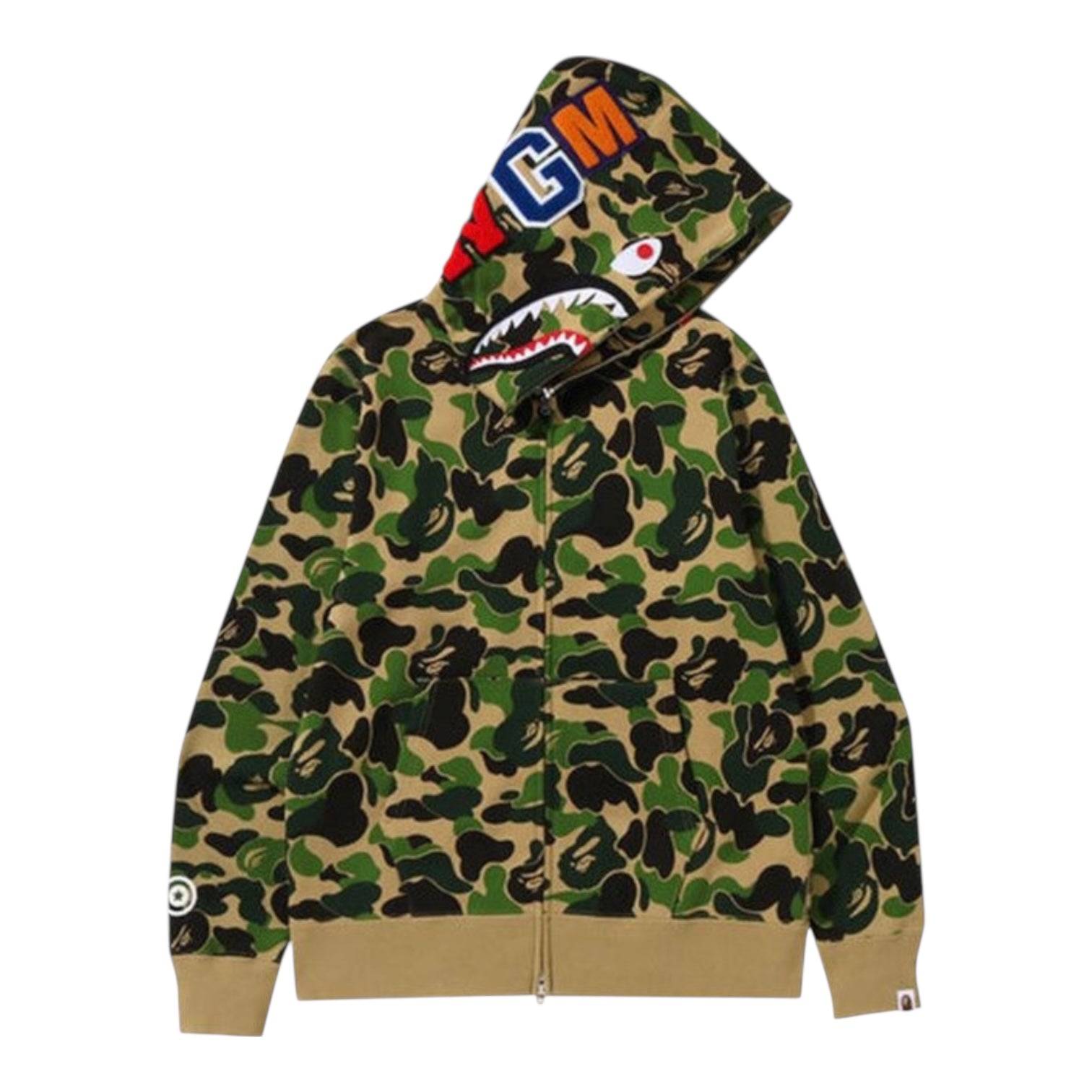 BAPE ABC Camo Shark Full Zip Hoodie
