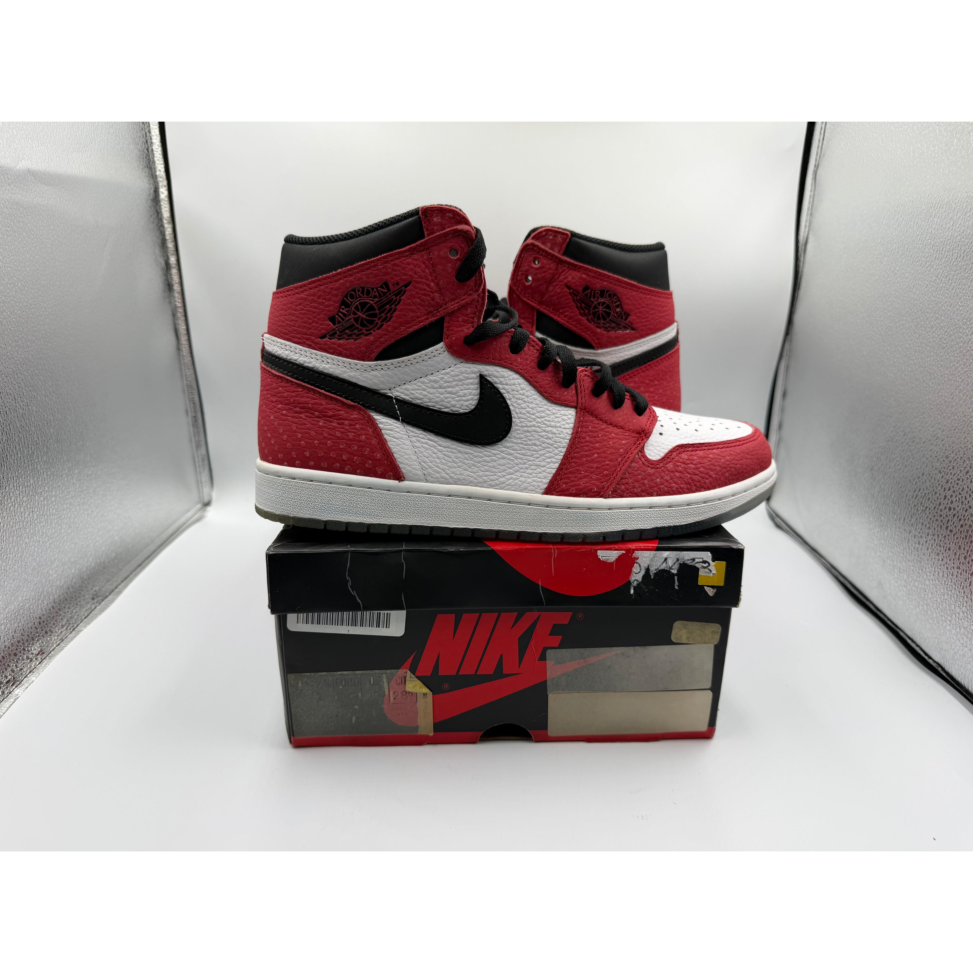 PRE OWNED Jordan 1 Retro High Spider-Man Origin Story