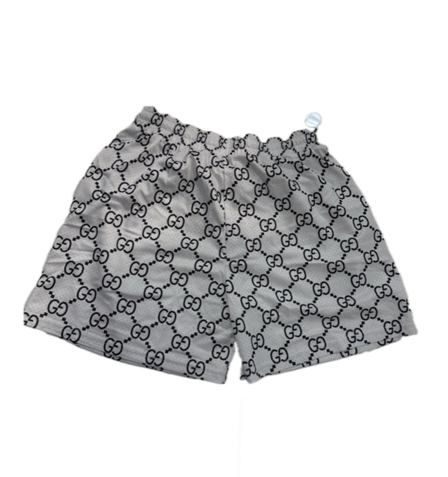 OB Gucci White&Black Print shorts