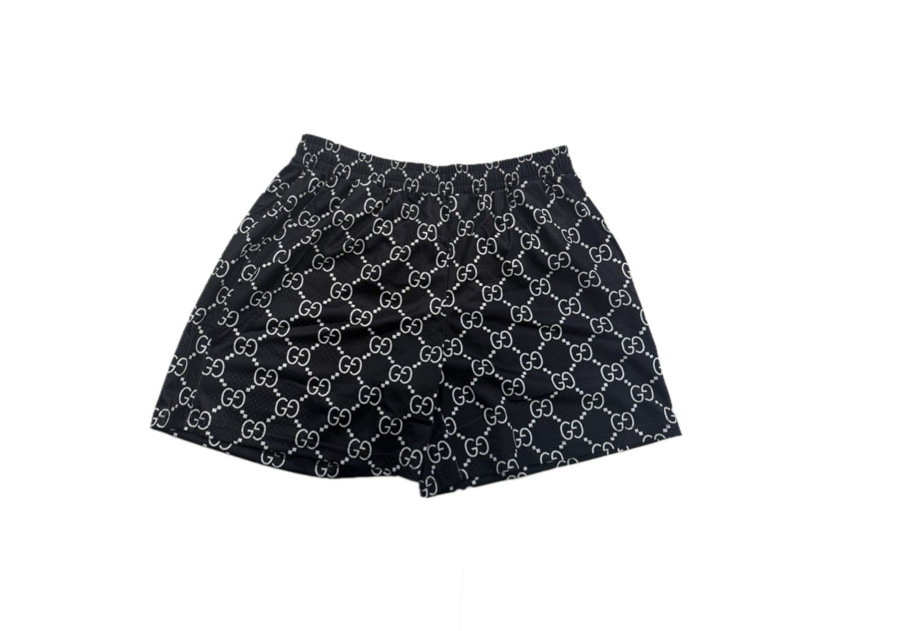 OB Gucci Black & White Print shorts