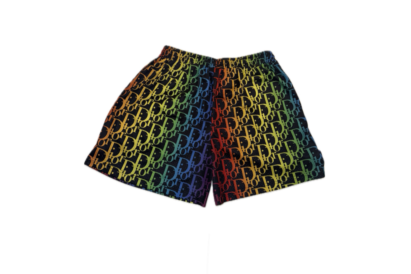 OB Dior Multicolor Print shorts