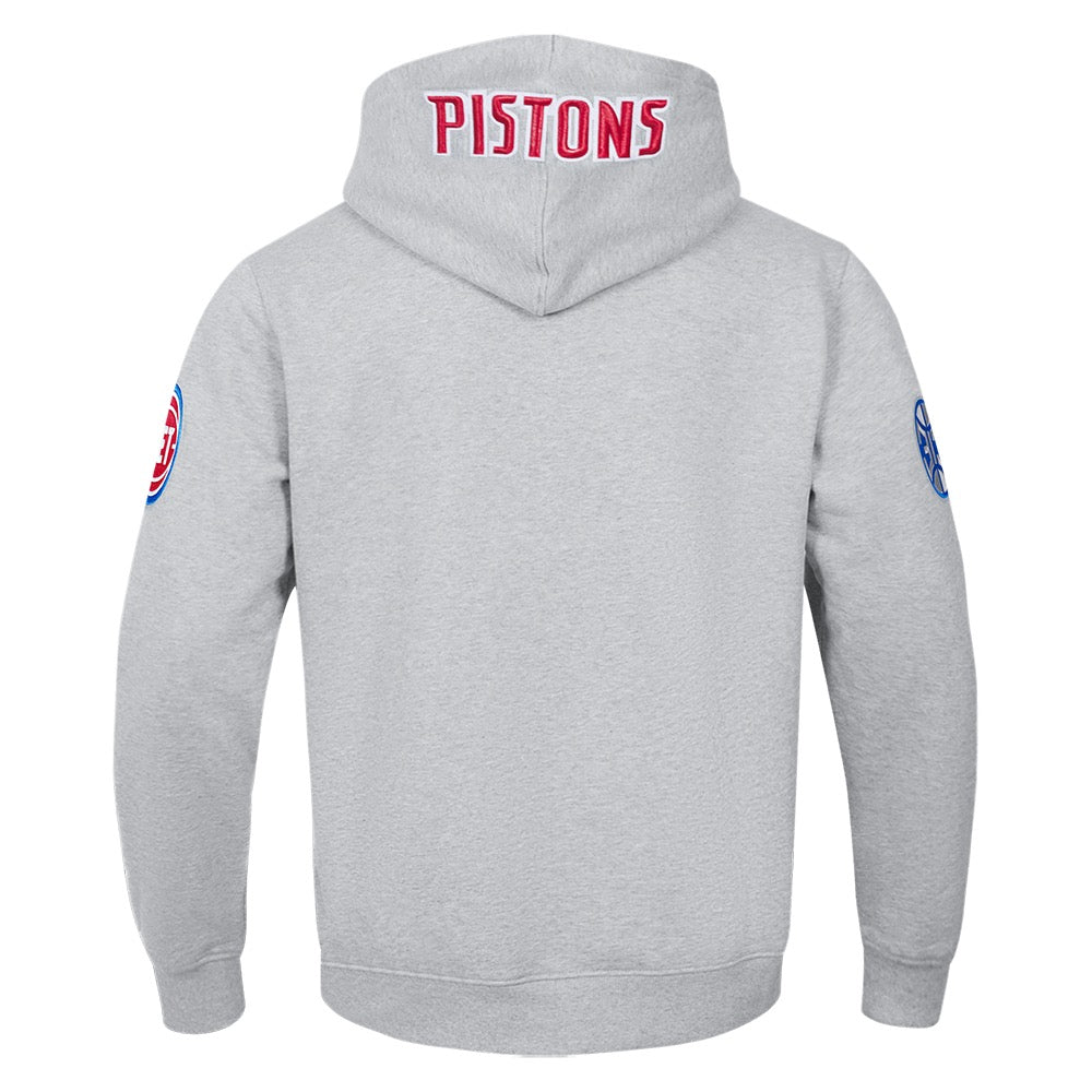 PRO STANDARD - DETROIT PISTONS MEN'S PULL OVER HOODIE OLD ENGLISH (BDP5515563)