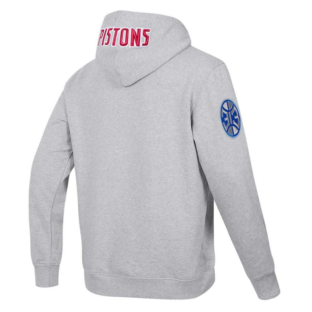 PRO STANDARD - DETROIT PISTONS MEN'S PULL OVER HOODIE OLD ENGLISH (BDP5515563)