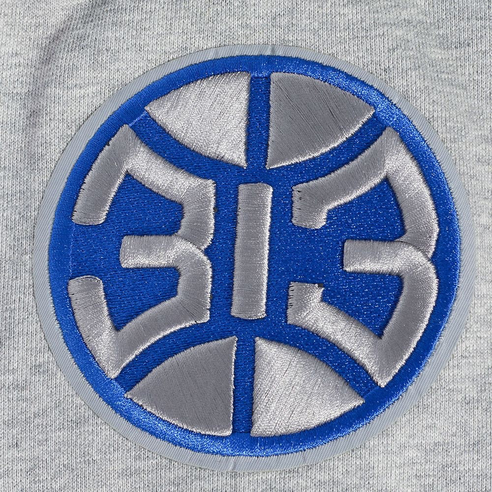 PRO STANDARD - DETROIT PISTONS MEN'S PULL OVER HOODIE OLD ENGLISH (BDP5515563)