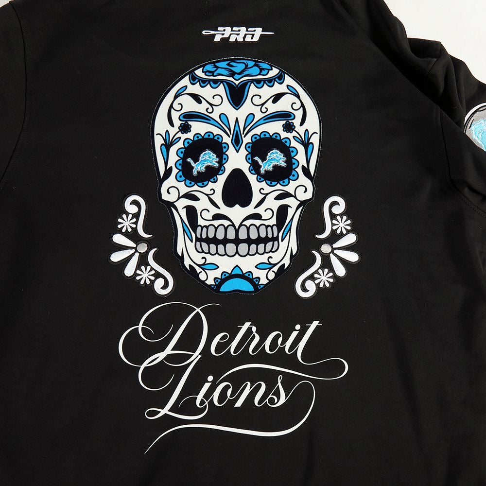 PRO STANDARD - DETROIT LIONS MEN'S PULL OVER HOODIE SUGAR SKULL (FDL5410947)