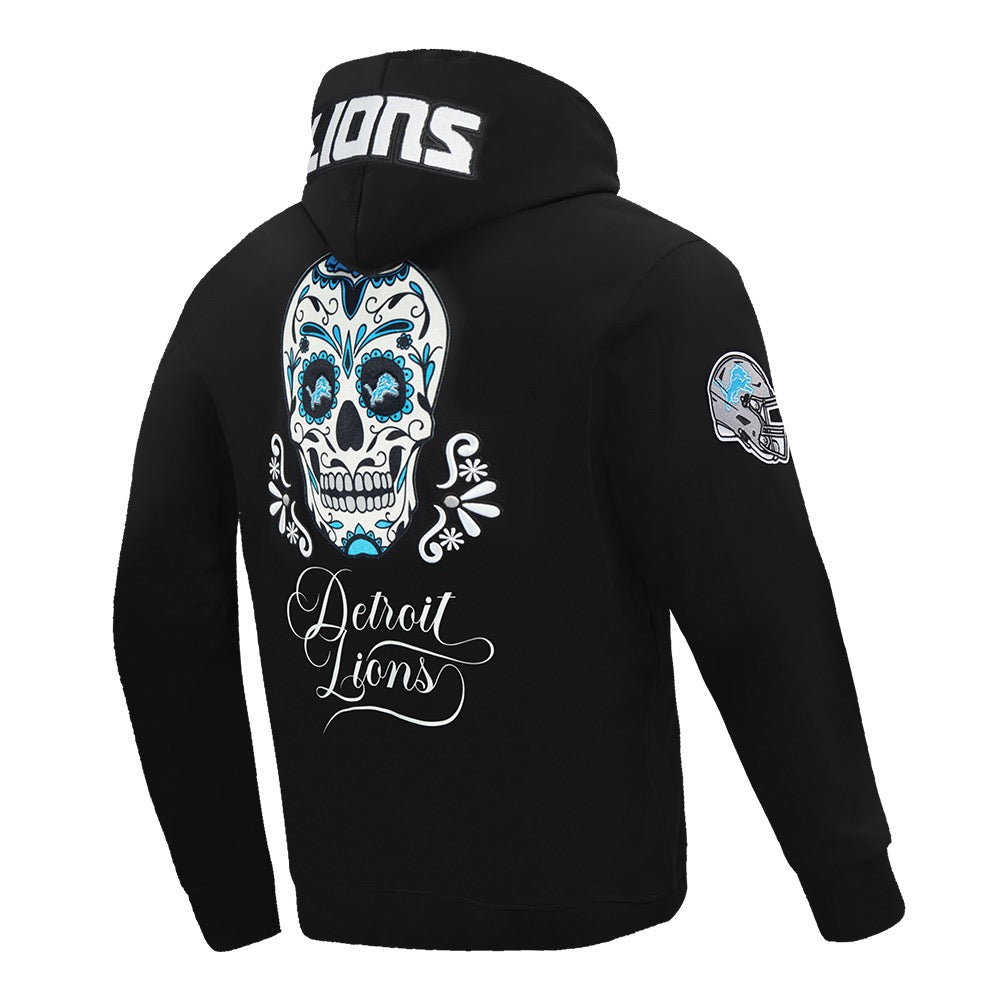 PRO STANDARD - DETROIT LIONS MEN'S PULL OVER HOODIE SUGAR SKULL (FDL5410947)