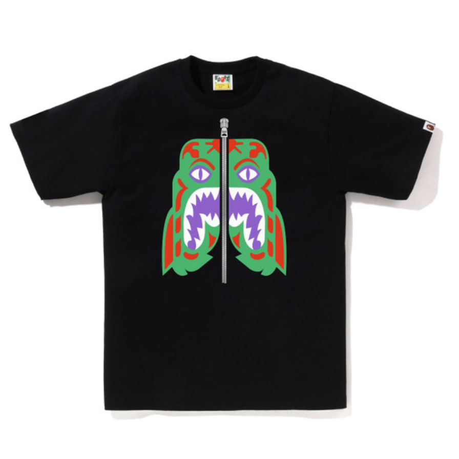 Bape Tiger Tee (Black/Teal) Tee