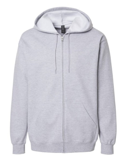 Gildan zip up hoodie Grey